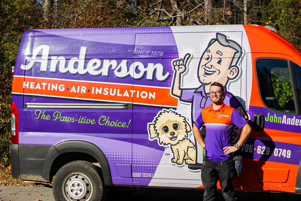 Anderson Heating, Air & Insulation serving Calhoun and Northwest Georgia